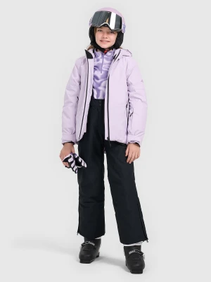 4F Spodnie narciarskie membrana 8000 dziewczęce - czarne 140 (9-10 lat)