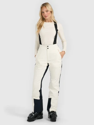 4F Spodnie narciarskie membrana Dermizax 20000 damskie - białe XS