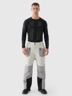 4F Spodnie narciarskie membrana Dermizax 20000 męskie - szare XL