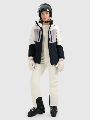 4F Spodnie narciarskie softshell membrana 10000 damskie - beżowe S