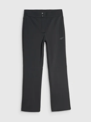 4F Spodnie narciarskie softshell membrana 5000 dziewczęce - czarne 152 (11-12 lat)