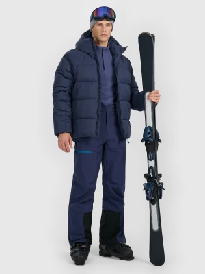 4F Spodnie narciarskie softshellowe membrana 10000 męskie - granatowe L