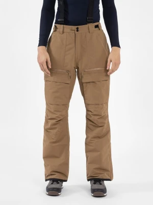 4F Spodnie narciarskie w kolorze jasnobrązowym rozmiar: XL