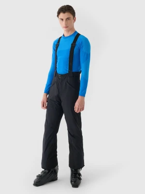 4F Spodnie narciarskie z szelkami membrana 15000 męskie - czarne 3XL