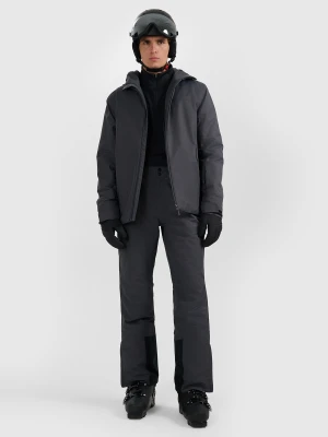 4F Spodnie narciarskie z szelkami membrana 5000 męskie - szare XL