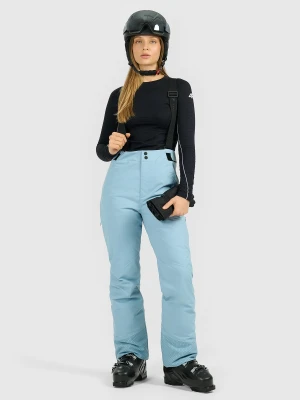 4F Spodnie narciarskie z szelkami membrana Dermizax 20000 damskie - granatowe XL