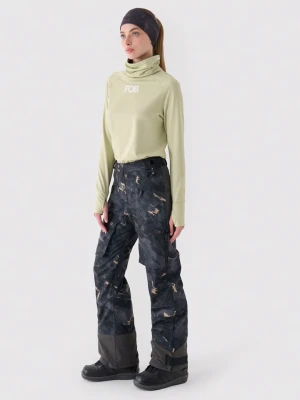 4F Spodnie narciarskie ze wzorem rozmiar: L