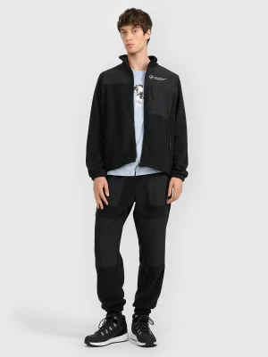 4F Spodnie polarowe joggery męskie - czarne S