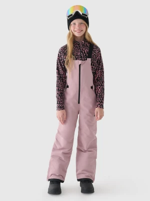 4F Spodnie snowboardowe membrana 10000 dziewczęce - beżowe 158 (12-13 lat)