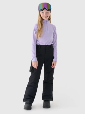 4F Spodnie snowboardowe membrana 10000 dziewczęce - czarne 122 (6-7 lat)