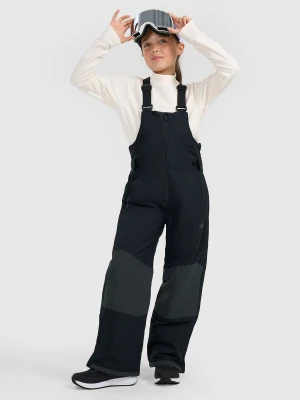 4F Spodnie snowboardowe membrana 10000 dziewczęce - czarne 140 (9-10 lat)