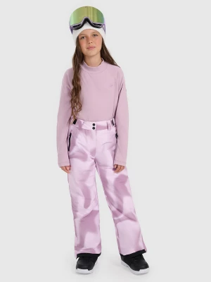 4F Spodnie snowboardowe membrana 10000 dziewczęce - multikolor 134 (8-9 lat)