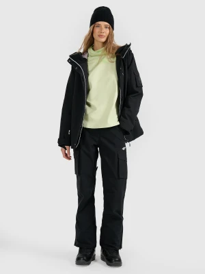 4F Spodnie snowboardowe membrana 15000 damskie - czarne XXL