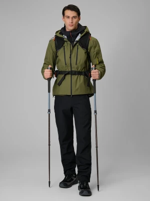 4F Spodnie softshellowe membrana 5000 męskie - czarne XXL