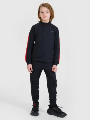 4F Spodnie sportowe szybkoschnące chłopięce - czarne 122/128 (6-8 lat)