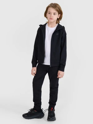 4F Spodnie sportowe szybkoschnące chłopięce - czarne 122/128 (6-8 lat)