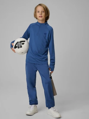 4F Spodnie sportowe szybkoschnące chłopięce - granatowe 146/152 (10-12 lat)