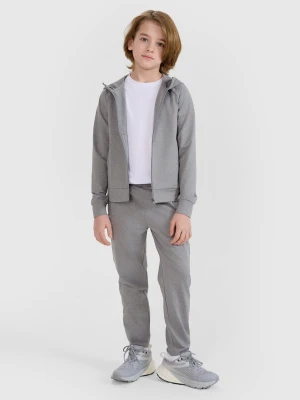 4F Spodnie sportowe szybkoschnące chłopięce - szare 158/164 (12-14 lat)