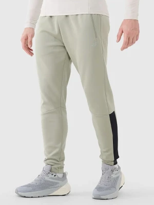 4F Spodnie sportowe w kolorze beżowym rozmiar: XL