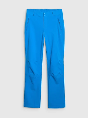 4F Spodnie trekkingowe softshell membrana 10000 damskie - niebieskie XXL