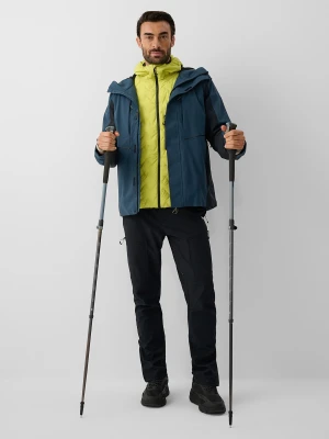 4F Spodnie trekkingowe softshell membrana 10000 męskie - czarne S