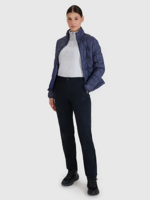 4F Spodnie trekkingowe szybkoschnące damskie - czarne XS