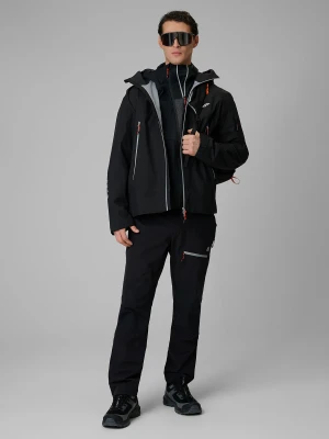 4F Spodnie trekkingowe szybkoschnące męskie - czarne S