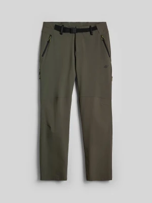 4F Spodnie trekkingowe szybkoschnące męskie - khaki XXL zielony