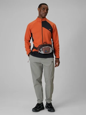 4F Spodnie trekkingowe szybkoschnące męskie - szare 3XL