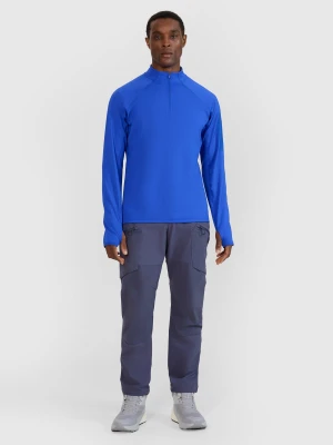 4F Spodnie trekkingowe szybkoschnące męskie - szare XL