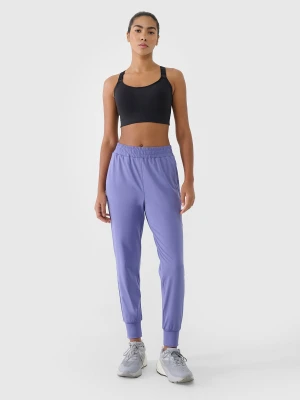 4F Spodnie treningowe szybkoschnące damskie - granatowe XS