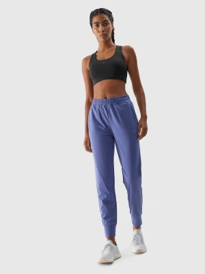 4F Spodnie treningowe szybkoschnące damskie - granatowe XL