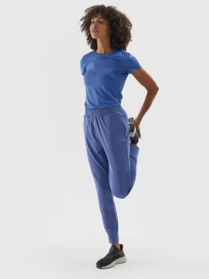 4F Spodnie treningowe szybkoschnące damskie - granatowe XS