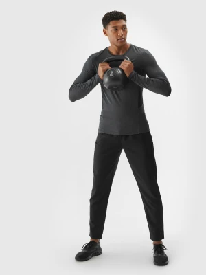 4F Spodnie treningowe szybkoschnące męskie - czarne S