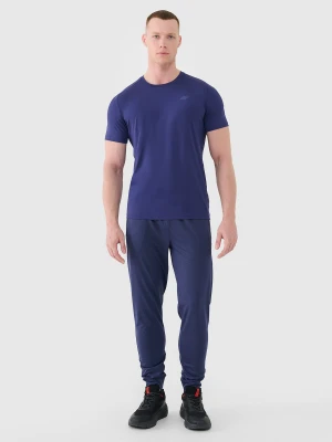 4F Spodnie treningowe szybkoschnące męskie - granatowe XL