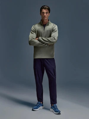 4F Spodnie treningowe szybkoschnące męskie - granatowe XXL