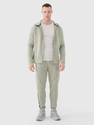 4F Spodnie treningowe szybkoschnące męskie - khaki 3XL zielony