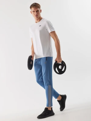 4F Spodnie treningowe szybkoschnące męskie - niebieskie 3XL