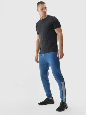 4F Spodnie treningowe szybkoschnące męskie - niebieskie XXL