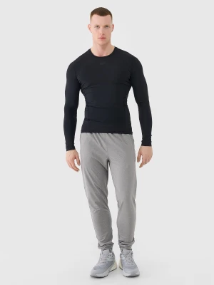 4F Spodnie treningowe szybkoschnące męskie - szare L