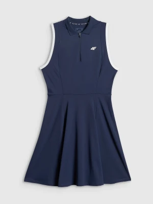 4F Sukienka tenisowa damska - granatowa L