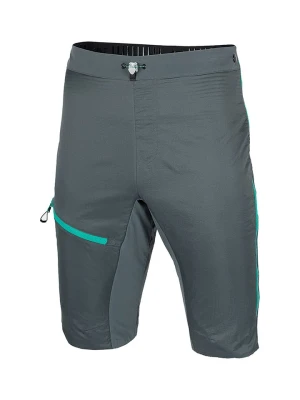 4F Szorty funkcyjne w kolorze szaro-turkusowym rozmiar: S