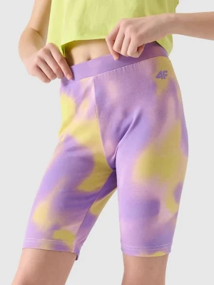 4F Szorty w kolorze żółto-fioletowym rozmiar: 152