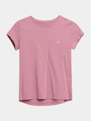 4F T-Shirt 4FJAW23TTSHF0816 Różowy Regular Fit