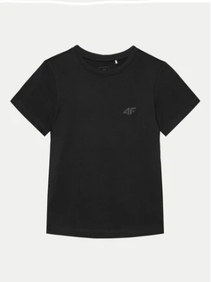 4F T-Shirt 4FJWMM00TTSHM1626 Czarny Regular Fit