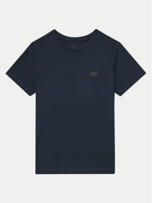 4F T-Shirt 4FJWMM00TTSHM1626 Granatowy Regular Fit