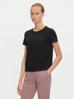 4F T-Shirt 4FWAW24TTSHF1650 Czarny Regular Fit