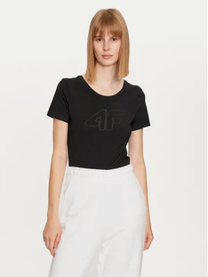 4F T-Shirt 4FWMM00TTSHF1846 Czarny Slim Fit