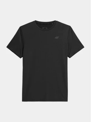 4F T-Shirt 4FWSS24TFTSM598 Czarny Regular Fit