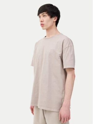 4F T-Shirt 4FWSS24TTSHM1316 Beżowy Oversize